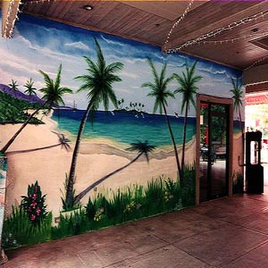 Beach Scene Outside Wall Murals Cincinnati Makeup Artist Jodi Byrne